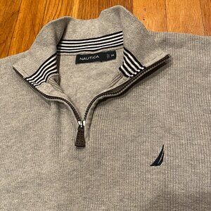 Men's Nautica Navtech Collection Quarter Zip Pullover 100% Cotton Size XXL